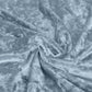 65"x5 Yards Dusty Blue Crushed Velvet Fabric Bolt, DIY Craft Fabric Roll