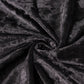 65"x5 Yards Black Crushed Velvet Fabric Bolt, DIY Craft Fabric Roll