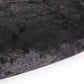 65"x5 Yards Black Crushed Velvet Fabric Bolt, DIY Craft Fabric Roll