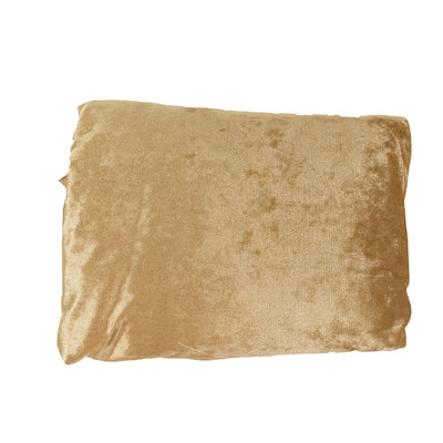 Luxurious Texture of Champagne Velvet Fabric