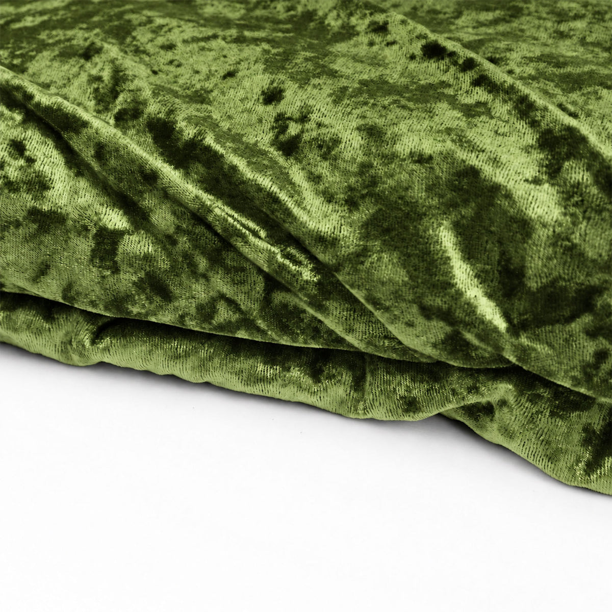 65"x5 Yards Dusty Sage Green Crushed Velvet Fabric Bolt, DIY Craft Fabric Roll
