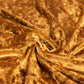 65"x5 Yards Gold Crushed Velvet Fabric Bolt, DIY Craft Fabric Roll