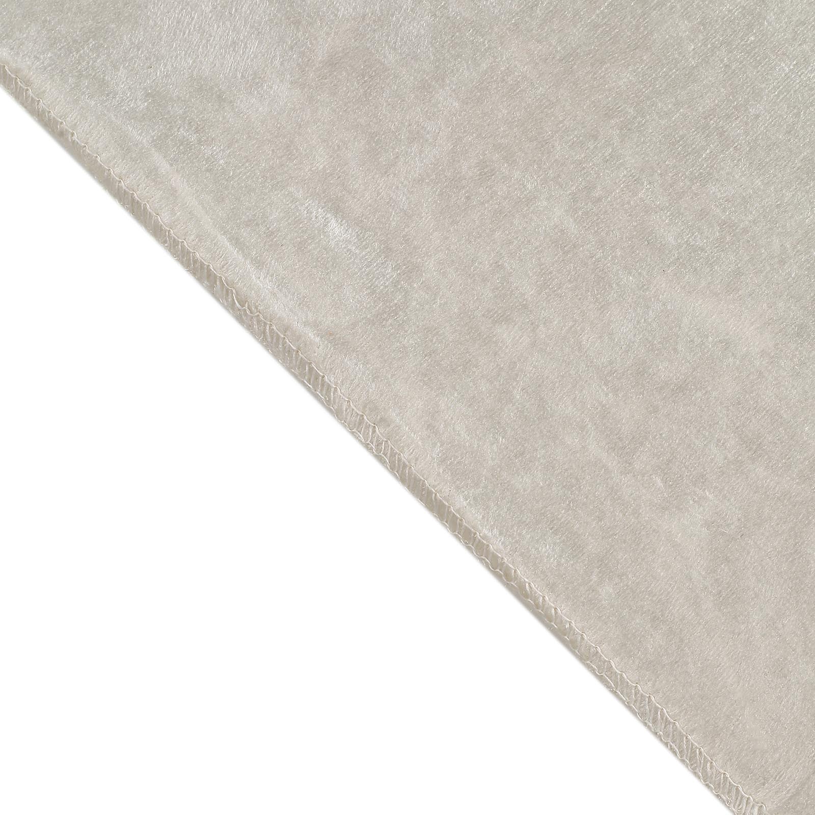 65inch x 5 Yards Ivory Soft Velvet Fabric Bolt, DIY Craft Fabric Roll