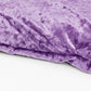 65"x5 Yards Lavender Lilac Crushed Velvet Fabric Bolt, DIY Craft Fabric Roll
