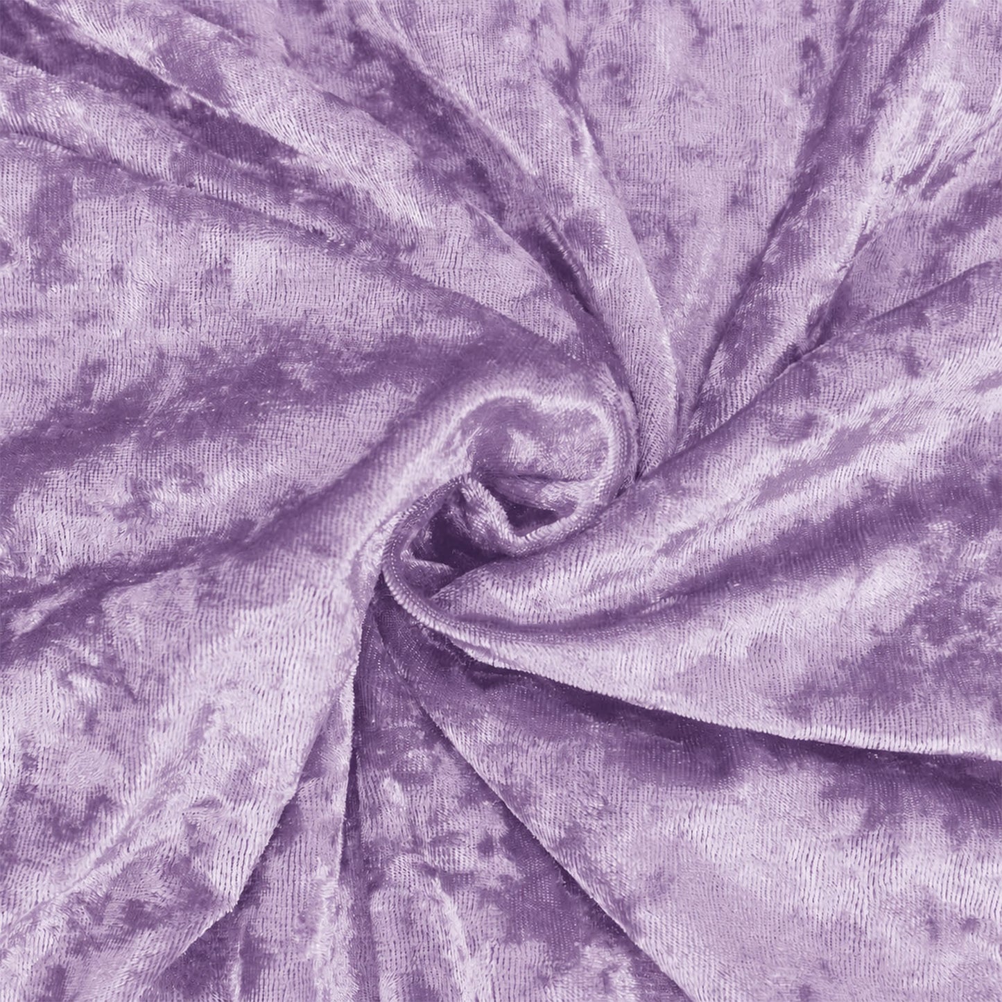65"x5 Yards Lavender Lilac Crushed Velvet Fabric Bolt, DIY Craft Fabric Roll