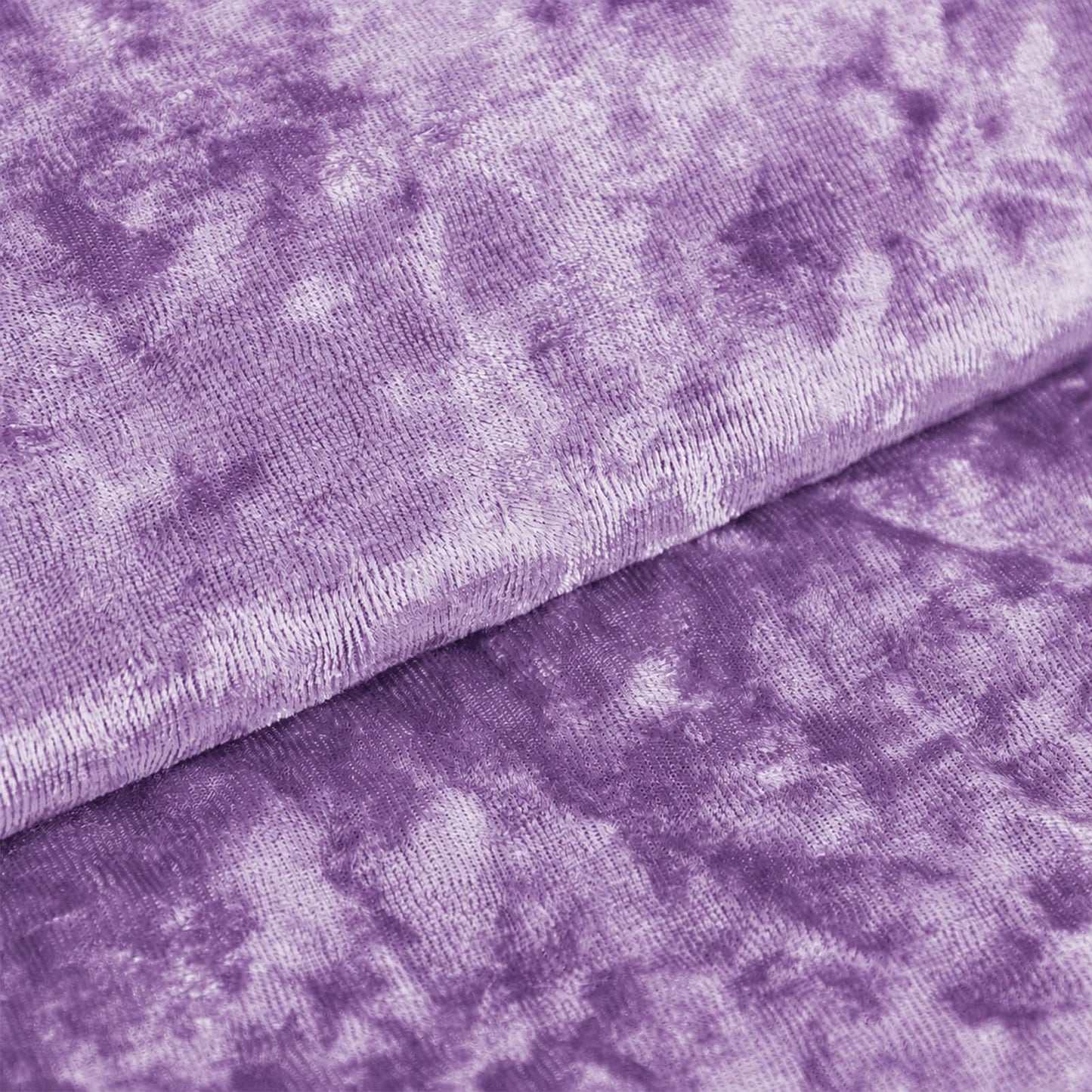 65"x5 Yards Lavender Lilac Crushed Velvet Fabric Bolt, DIY Craft Fabric Roll