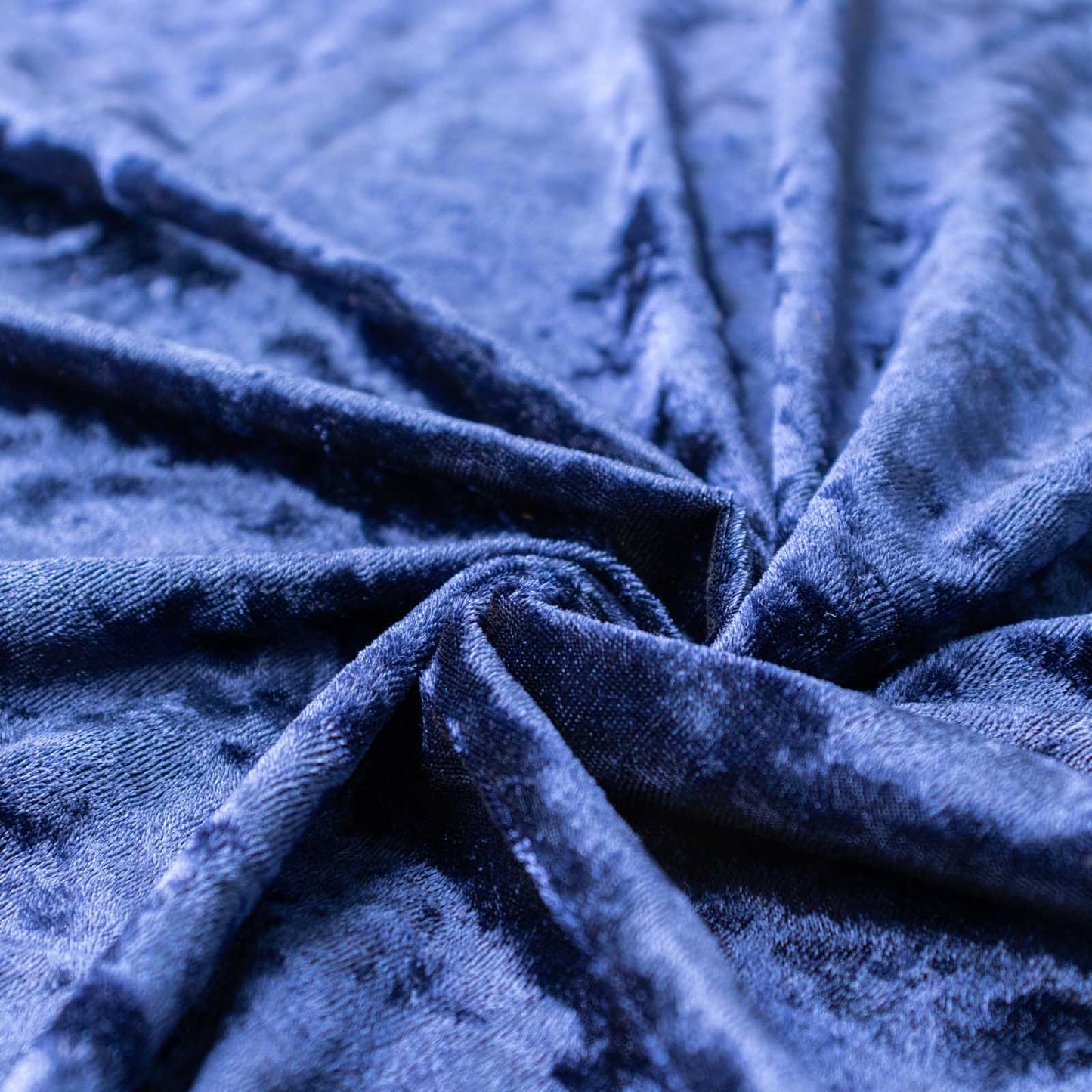 65"x5 Yards Navy Blue Crushed Velvet Fabric Bolt, DIY Craft Fabric Roll