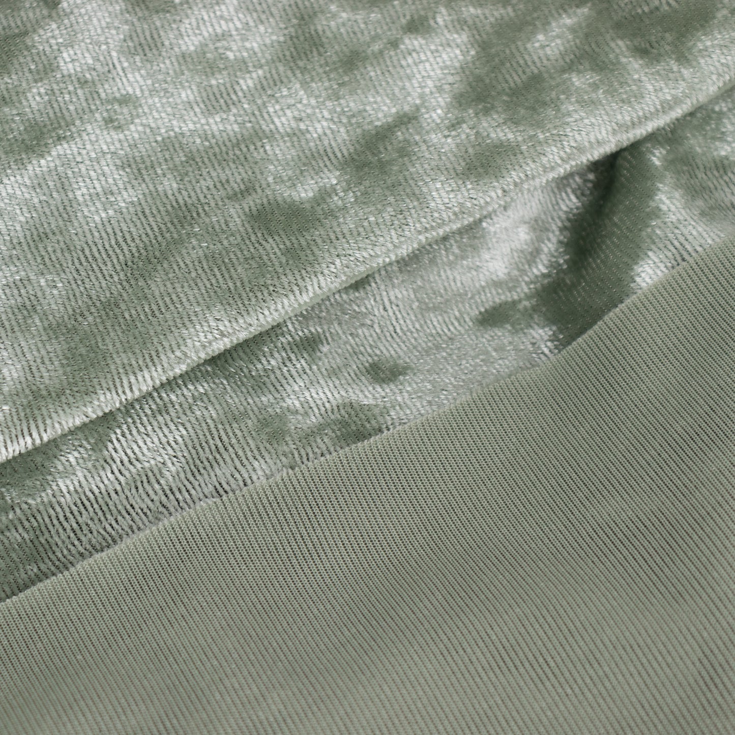 65"x5 Yards Sage Green Crushed Velvet Fabric Bolt, DIY Craft Fabric Roll