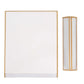 Gold freestanding table display stands for menus or pictures, double-sided, 9"x11".