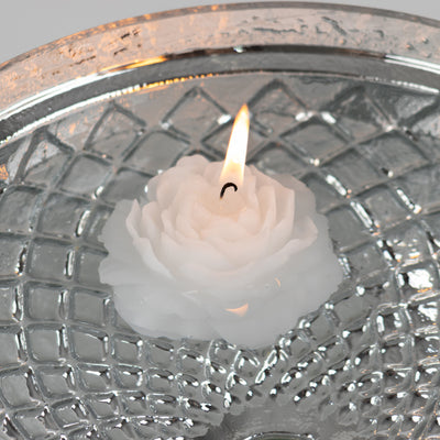 Elegant White Peony Scented Candle Favors for Memorable Events