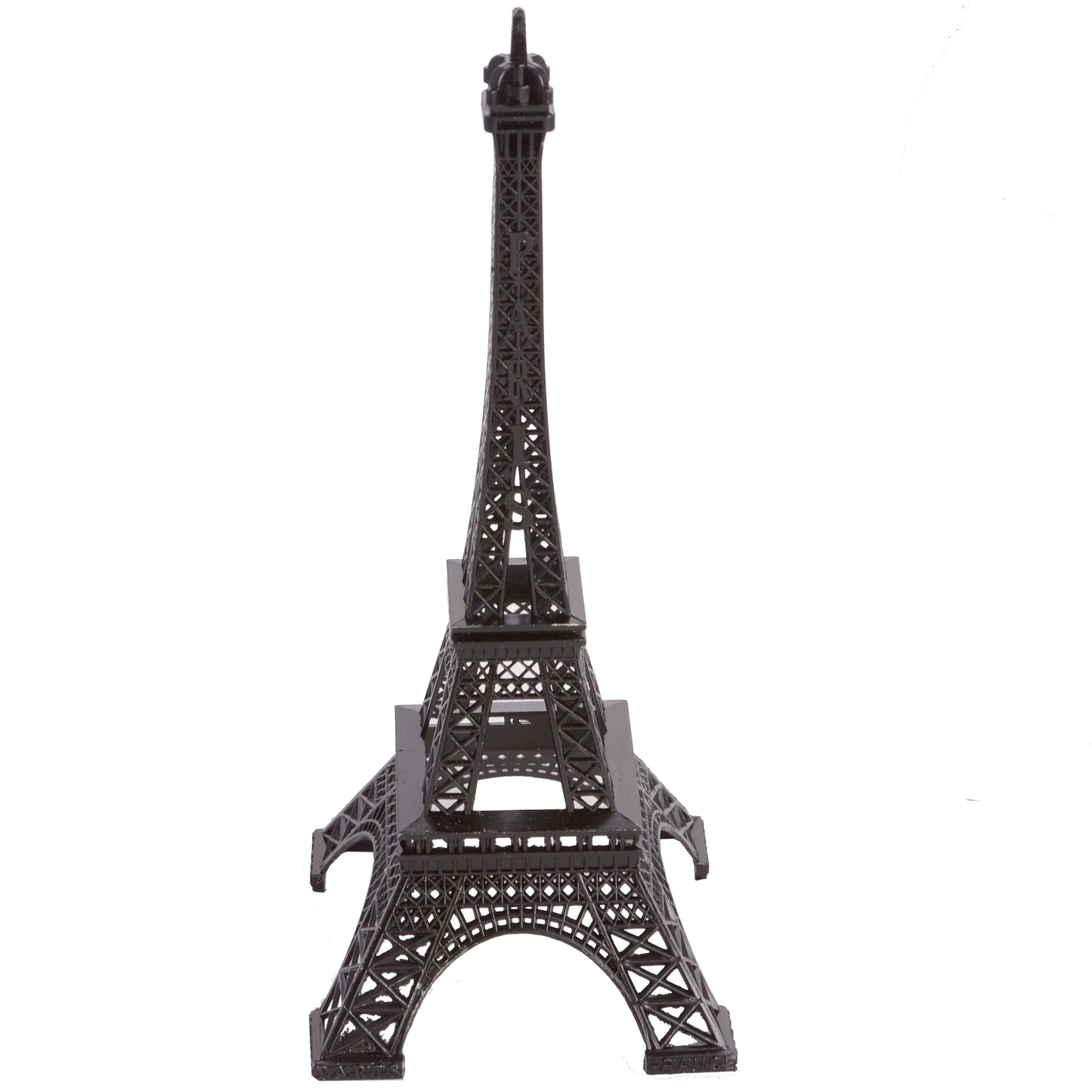 10" Black Metal Eiffel Tower Table Centerpiece, Decorative Cake Topper