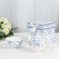 White Blue French Toile Bridal Shower Gift Set, Porcelain Teapot and Cup Set with Matching Keepsake Gift Box