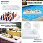2 Pack |Inflatable Party Ice Cooler Buffet Serving Bar for BBQ Picnic Pool Party With Drain Plug - 50"x24"