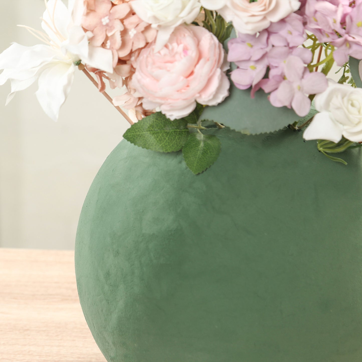 12" Green DIY Flower Arrangements Craft Foam Ball, Smooth Floral Foam Ball