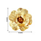 8" Metallic Gold Real Touch Artificial Foam DIY Craft Rose