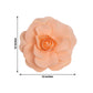 Large blush artificial foam DIY craft rose, 12 inches in size.