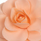 Blush real touch artificial foam rose for DIY crafts.
