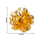 Large metallic gold foam DIY craft rose, 16 inches in size.