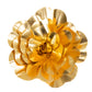 Large metallic gold real touch artificial foam craft rose.