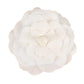 White real touch artificial foam rose flower for DIY crafts.