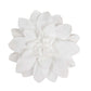 White soft foam daisy flower head for crafts, 4 pack.