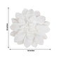 16" White Foam Craft Daisy Flower Head, Realistic Soft Floral Decoration