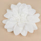 White soft foam craft daisy flower head, 16 inches, realistic look.