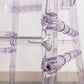 Stackable Clear Acrylic Phoenix Chiavari Ghost Chair, Transparent Resin Armless Oval Back Event Chair