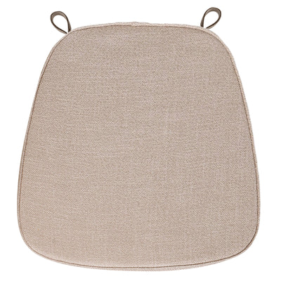 Comfort Redefined with Natural Burlap Chiavari Chair Pad