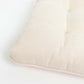 10 Pack Tufted Dining Chair Cushions with Ties, 4" Thick Ivory Polyester Non-Slip Seat Pads with Pol