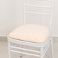 5 Pack Spandex Seat Pad Slipcovers for Chiavari Chairs Blush - Washable Stretch Fitted Design for Dining Chairs