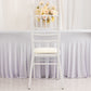5 Pack Spandex Seat Pad Slipcovers for Chiavari Chairs Ivory - Washable Stretch Fitted Design for Dining Chairs