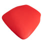5 Pack Spandex Seat Pad Slipcovers for Chiavari Chairs Red - Washable Stretch Fitted Design for Dining Chairs