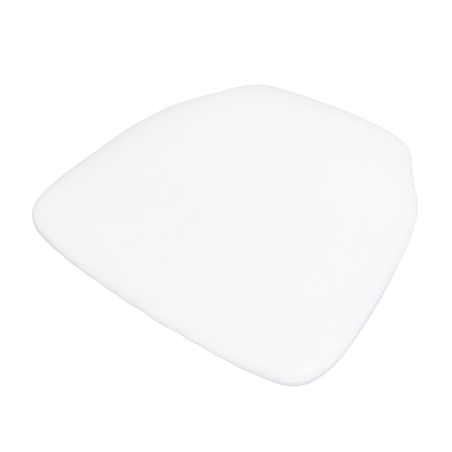 5 Pack Spandex Seat Pad Slipcovers for Chiavari Chairs White - Washable Stretch Fitted Design for Dining Chairs