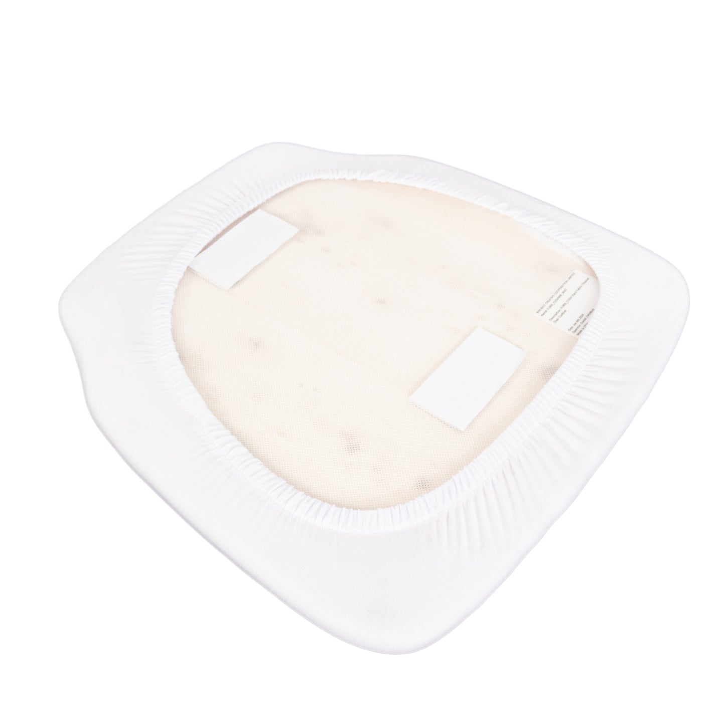 5 Pack Spandex Seat Pad Slipcovers for Chiavari Chairs White - Washable Stretch Fitted Design for Dining Chairs