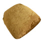 Gold crushed velvet seat pad cover for Chiavari chairs.