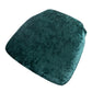Hunter emerald green seat pad cover for Chiavari chairs.