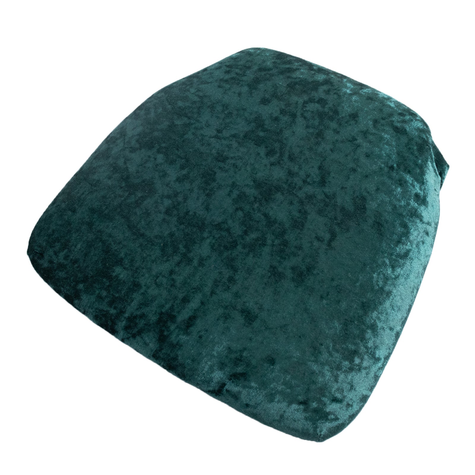 Hunter emerald green seat pad cover for Chiavari chairs.