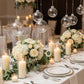 8 Pack 3" Clear Glass Hanging Ornament Balls, Fillable Round Baubles with Removable Silver Caps for 