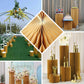 24" gold cylinder display column stand, pillar pedestal with top plate.