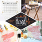 Clear acrylic plexiglass sheets for crafting and display purposes.