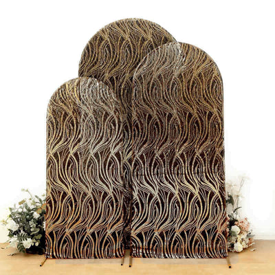 Luxurious Gold Embroidered Sequins for Added Glamour