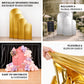 Decorative spandex backdrop covers designed to add shine, texture, and sophistication to event styli