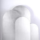 Set of 4 Silver Spandex Chiara Wedding Arch Covers With Metallic Finish, Fitted Covers For Round Top Backdrop Stands - 4ft, 5ft, 6ft, 7ft