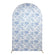 White blue french toile