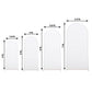 Set of 4 | Matte White Spandex Fitted Wedding Arch Covers