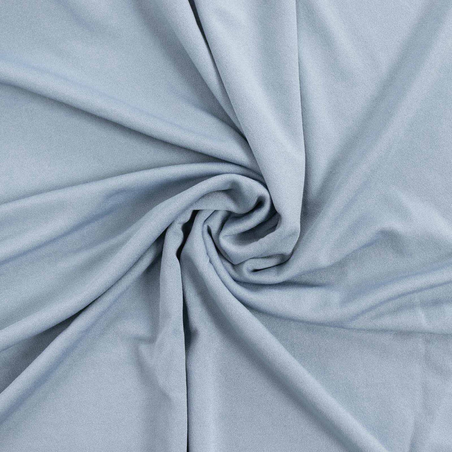 8ft Matte Dusty Blue Spandex Fitted Wedding Arch Cover For Round Top Chiara Backdrop Stand