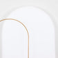 8ft Matte White Spandex Fitted Wedding Arch Cover For Round Top Chiara Backdrop Stand