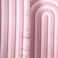 Set of 3 Dusty Rose Ripple Satin Chiara Wedding Arch Covers, Fitted Covers For Round Top Backdrop Stands - 5ft,6ft,7ft