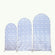 White blue french toile
